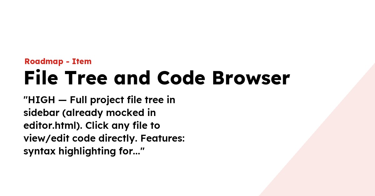 File Tree and Code Browser - LaraCopilot